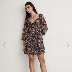 Madewell Amalia dress in pampas blooms
